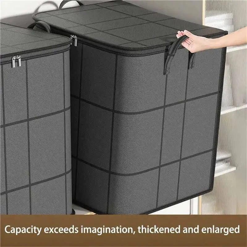 Large Foldable Non-Woven Dust-Proof Quilt Storage Bag Clothing Storage Bag Qme
