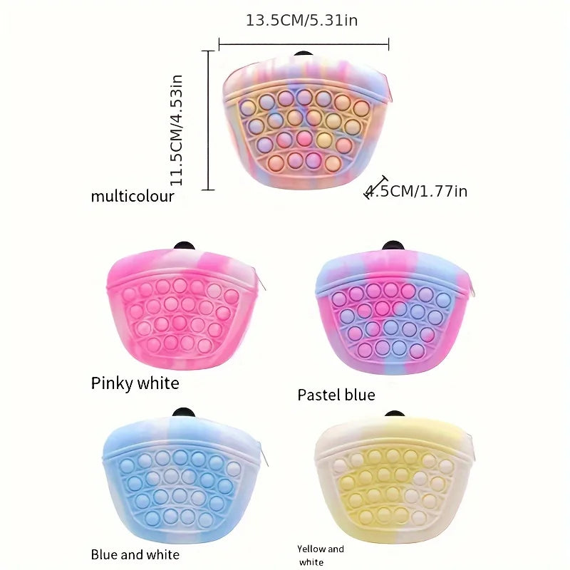 Silicone Dog Treat Bag – Portable Waist Pouch for Training Dog Training Pouch Qme