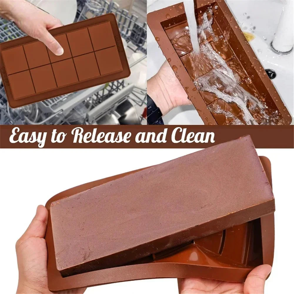 3D Silicone Break-Apart Chocolate & Biscuit Mold | DIY Baking Silicone Baking Mold Qme