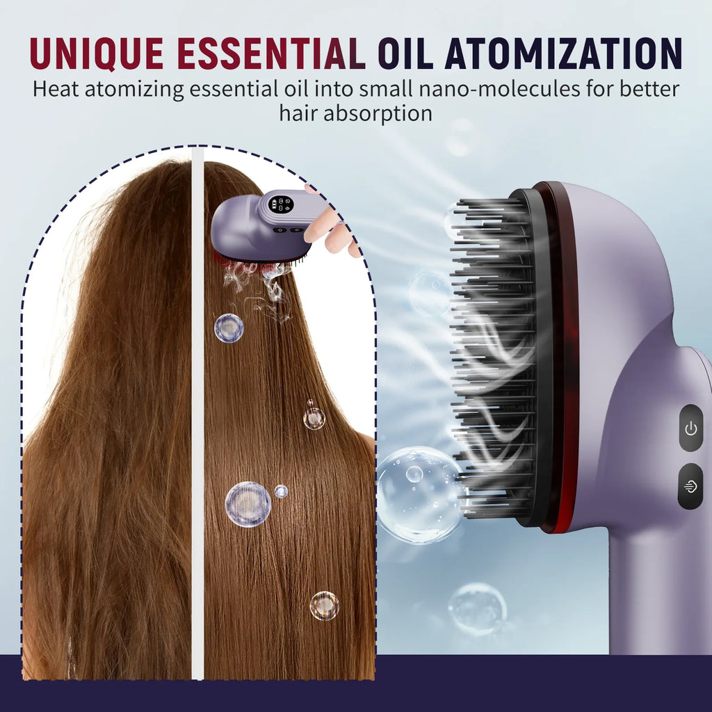 Jitesy Electric Scalp Massage Comb – Red Light & Essential Oil Scalp Massage Comb Qst