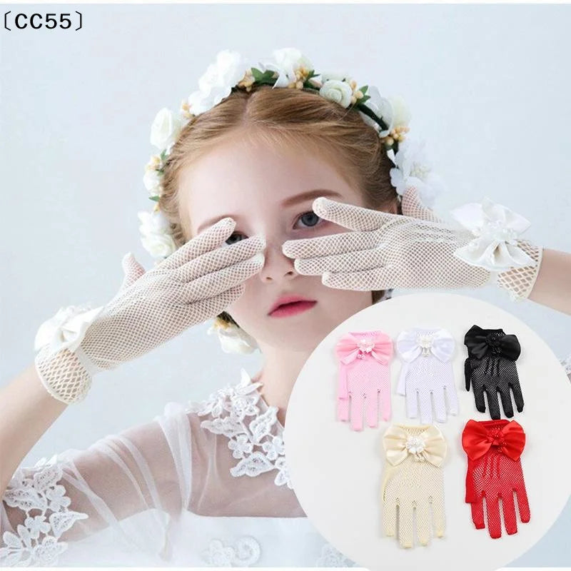 Bridal Pearl Net Gloves – White Wedding Finger Gloves Bridal Gloves Qst