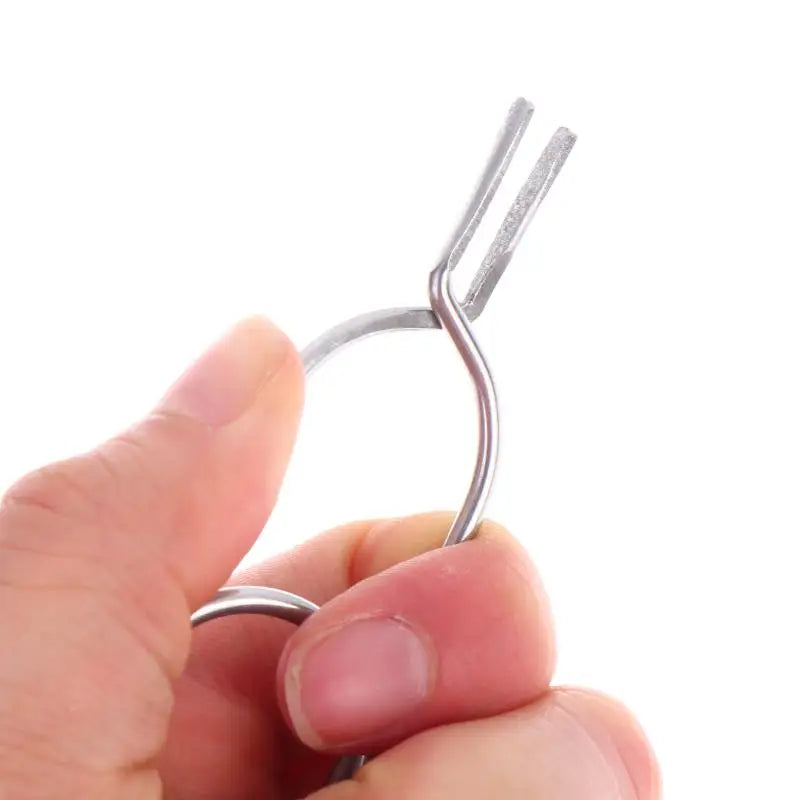 Stainless Steel Hackle Pliers – Fly Tying Feather Wrapping Tool Fly Tying Pliers Qme