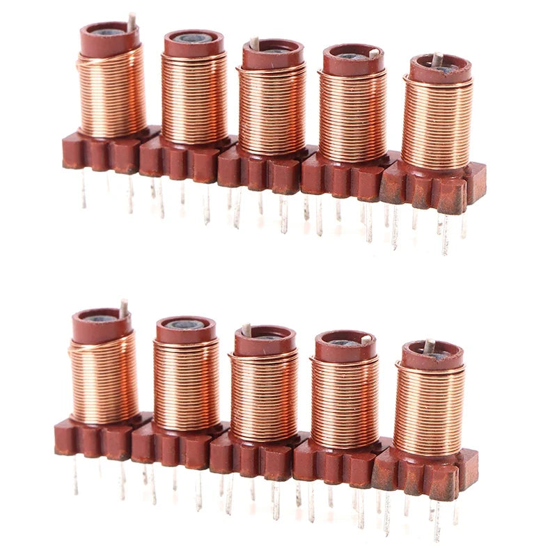 26T Adjustable Ferrite Core Inductor 1–6.3µH, 10-Pack Ferrite Core Inductor Qme