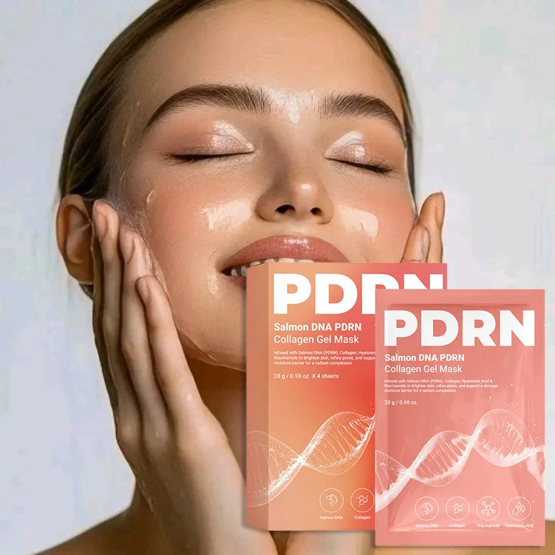 Salmon DNA PDRN Collagen Hydrogel Facial Mask – Deep Hydration Hydrogel Face Mask Qst
