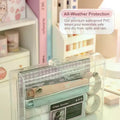 PVC Transparent Large Capacity Pencil Case – Button Closure Pencil Case Qme Default Title