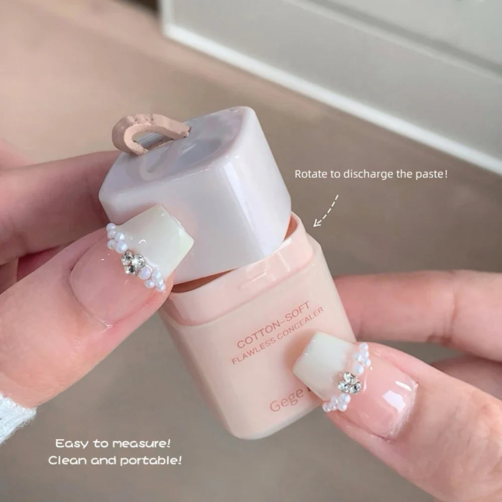 Gege Bear Matte Natural Concealer Light Orange Tone Matte Concealer Qme