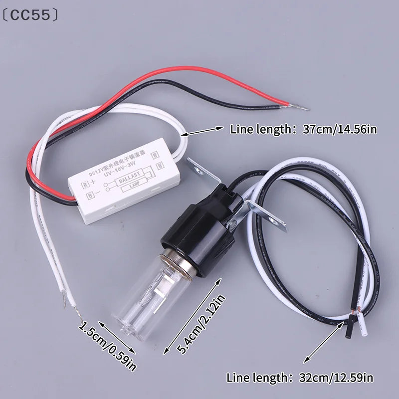 3W UV Germicidal Lamp 185-254nm for Refrigerator & Microwave UV Germicidal Lamp Qst