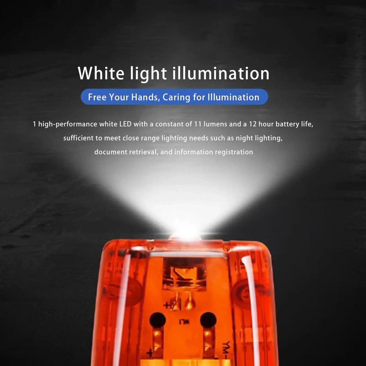 Rechargeable Safety Flashing Clip Light USB LED Waterproof LED Safety Clip Light Qme