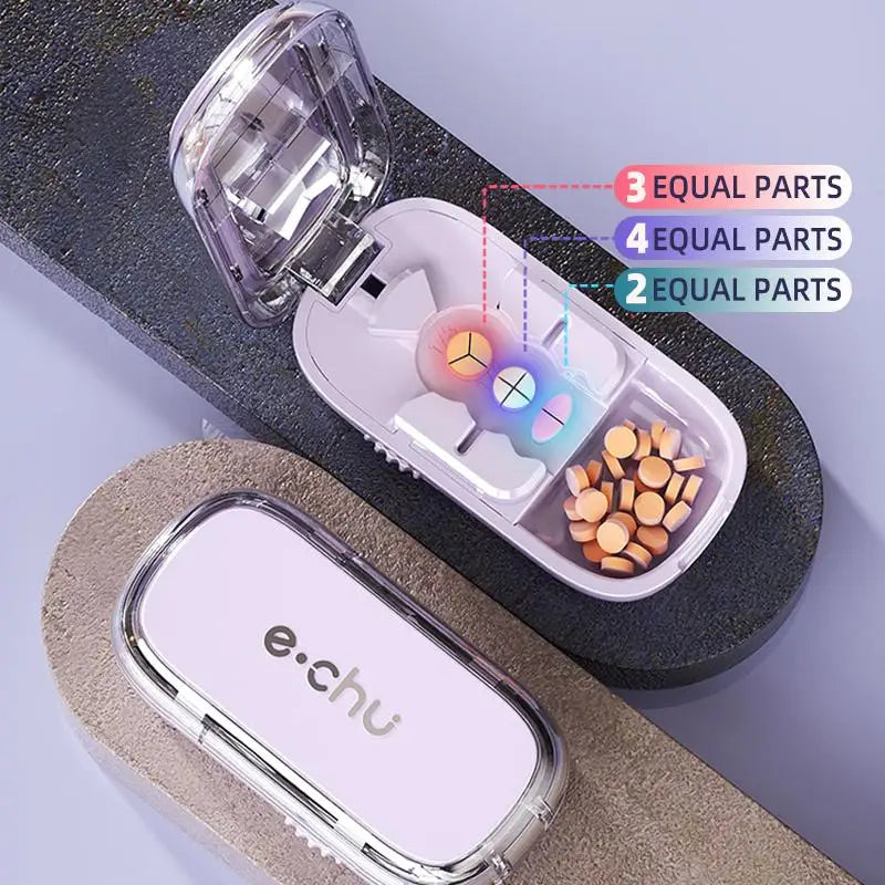 3-in-1 Portable Tablet Splitter & Pill Cutter | Qme Tablet Splitter Qme