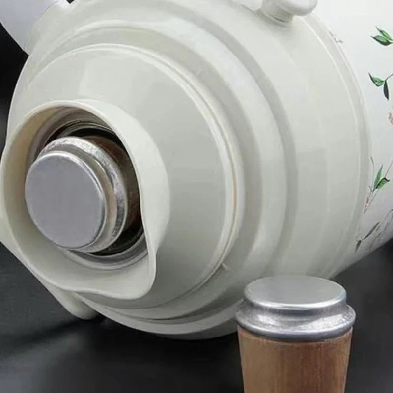 Wood Cork Stopper for Vacuum Flask & Thermos – Sealed Lid Thermos Cork Stopper Qme