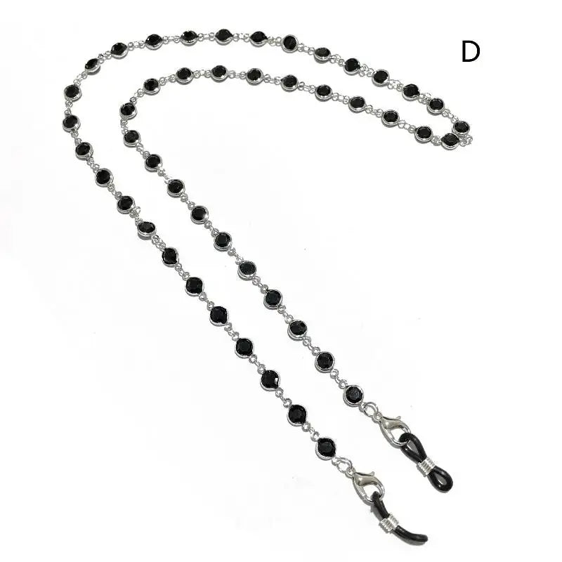 Rhinestone Eyeglass Chain – Beaded Sunglass Lanyard Jewelry Eyeglass Chain Qst D