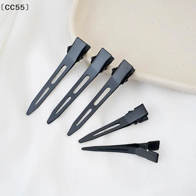 10PCS Black Duckbill Alligator Hair Clips – Nonslip Salon Set Hair Styling Clips Qst