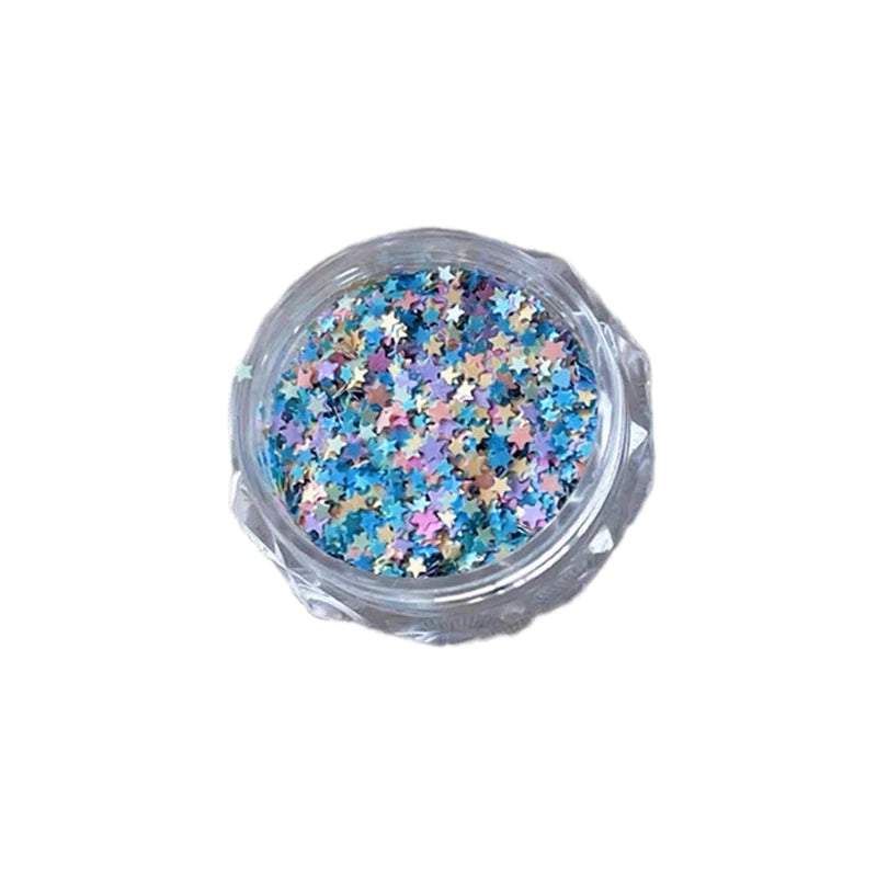 Macaron Star Nail Glitter Sequins – DIY Nail Art Charm Decorations Nail Art Sequins Qst