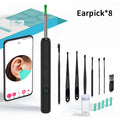 Wireless Ear Wax Removal Camera 1080P HD – iOS & Android Ear Wax Removal Camera Qst Black