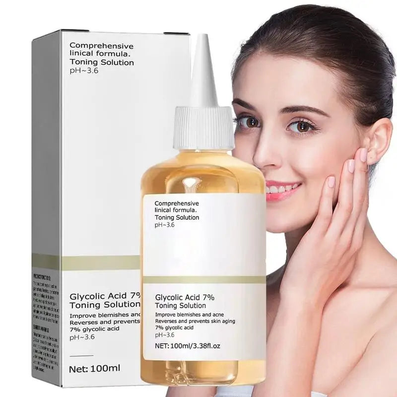 Glycolic Acid 7% Toning Solution – Lifting, Firming & Glowing Glycolic Acid Toner Qme 100ml China Mainland