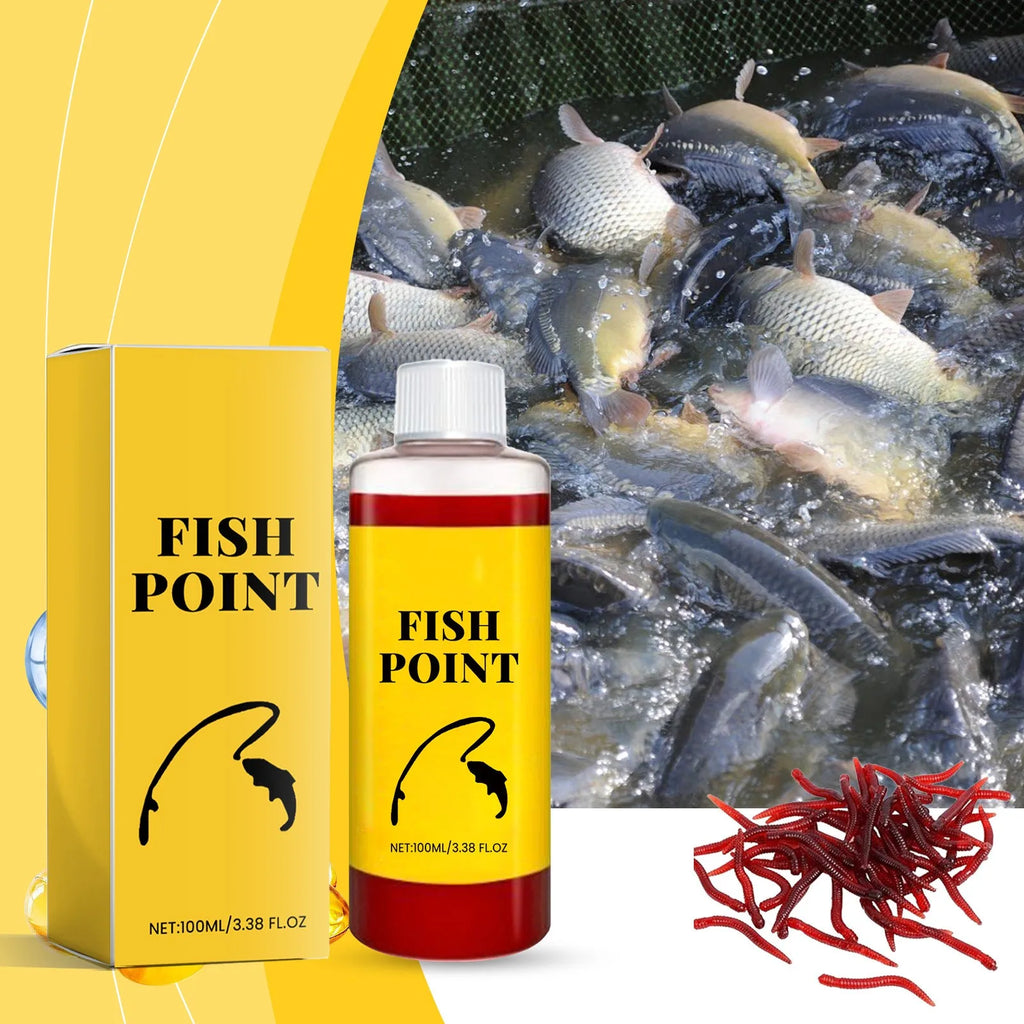 Wild Fish Attractant Nutrient Bait Additive – Fishy Flavor 100ml Fishing Bait Attractant Qme as shown One Size