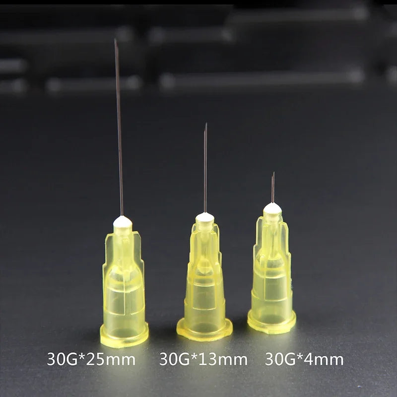 Ultrafine Beauty Needles 30G 4mm 13mm 25mm – 100pcs Stainless Beauty Needle Set Qme