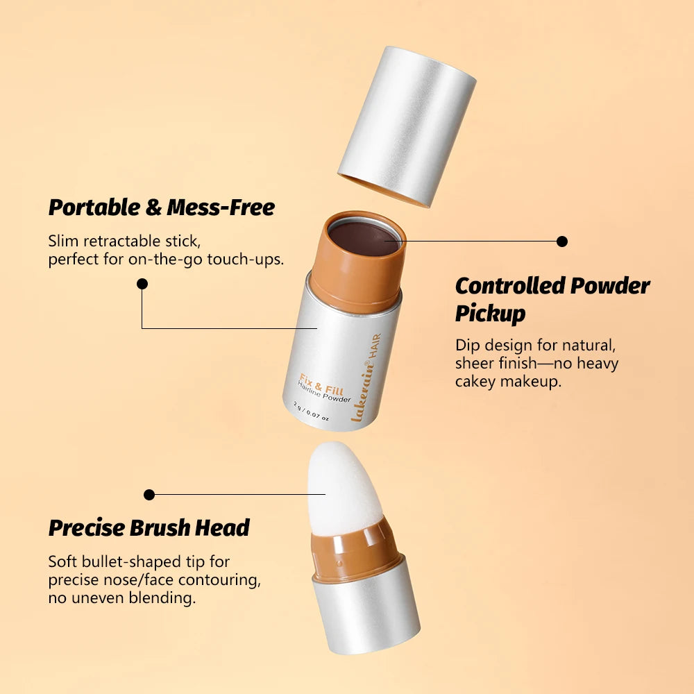 Hairline Filling Powder & Eyebrow Shading – Denser Hair Look Hairline Filling Powder Qst