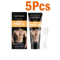 Men's Hair Removal Cream & Scraper – Fast-Acting Depilatory Hair Removal Cream Qme 5 x 100g Boxed