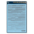 Number & Letter Water Transfer Decal Stickers – Non-Toxic Water Transfer Decals Qme A1