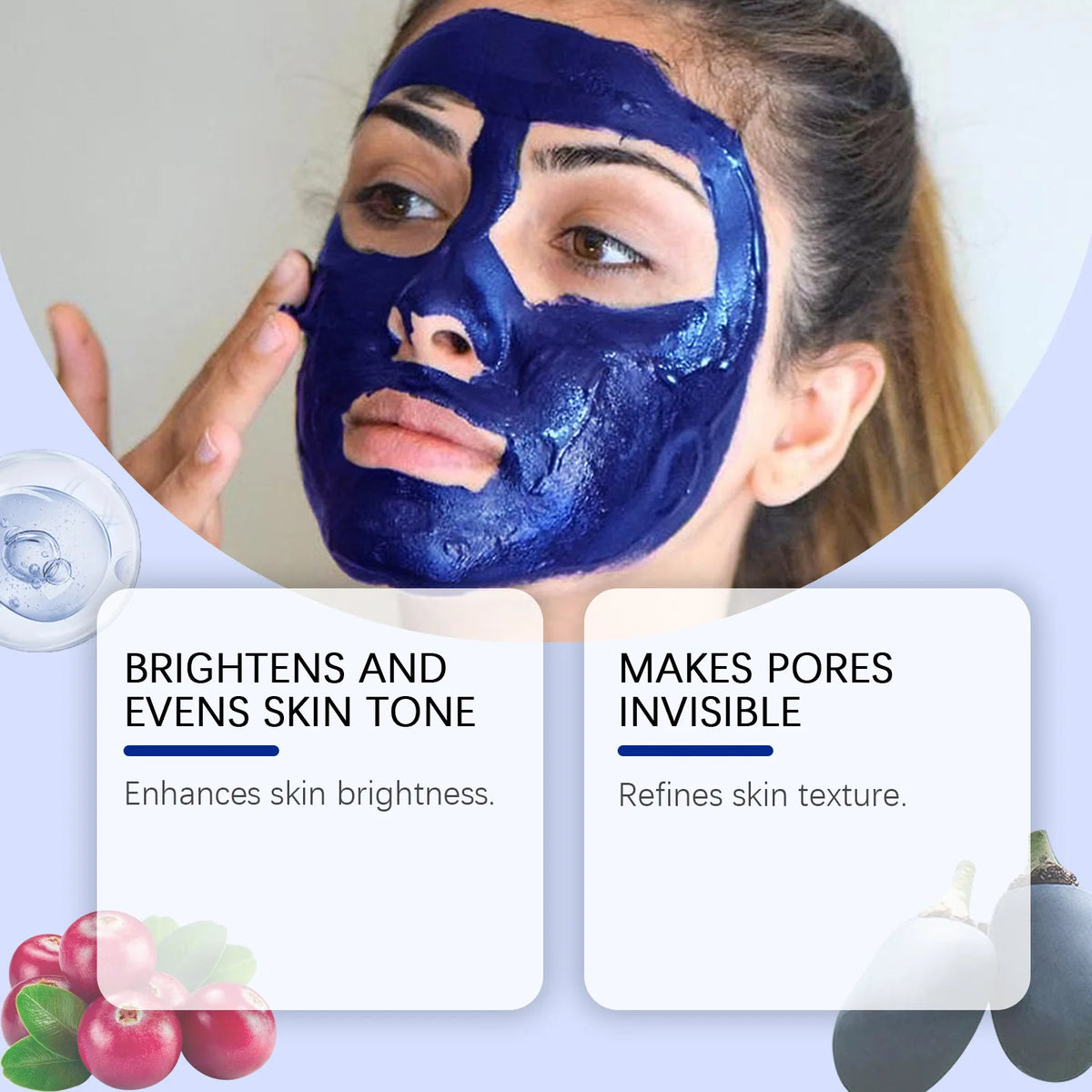 Viareline Firming Facial Mask Powder – Brightening & Hydration Facial Mask Powder Qst