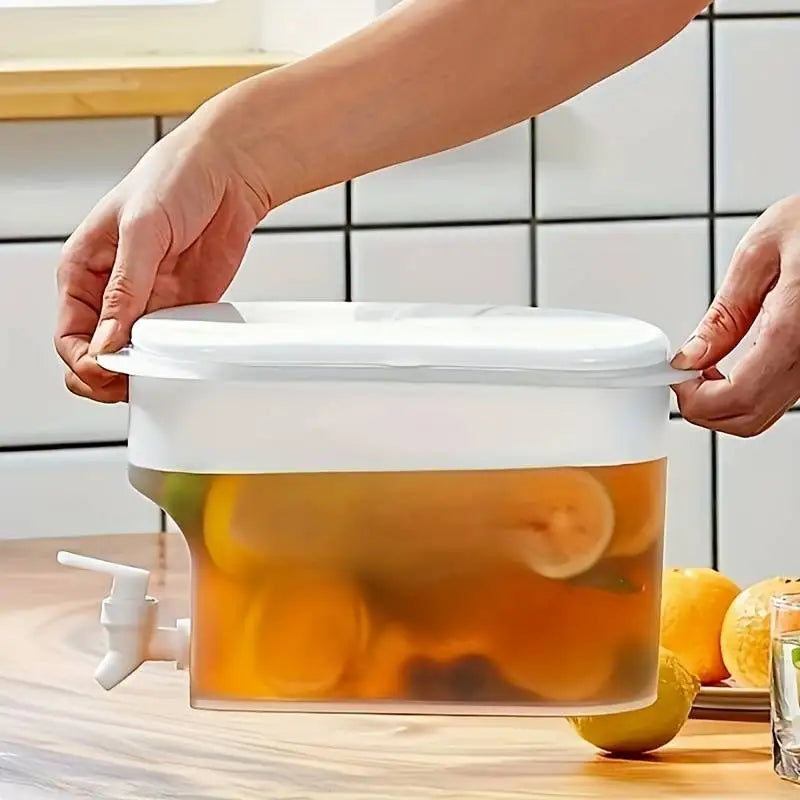 Beverage Dispenser Jug with Faucet – Cold Juice & Drinks Beverage Dispenser Jug Qme
