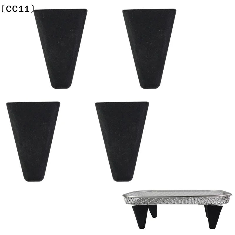 Silicone Bumper Pads for Air Fryer & Dewatering Racks – 4–6 Pcs Silicone Rack Bumper Pads Qme