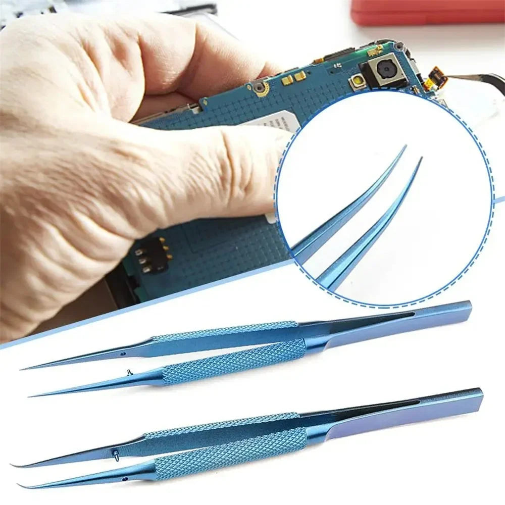 Titanium Alloy Precision Electronics Tweezers – Antimagnetic Precision Tweezers Qme