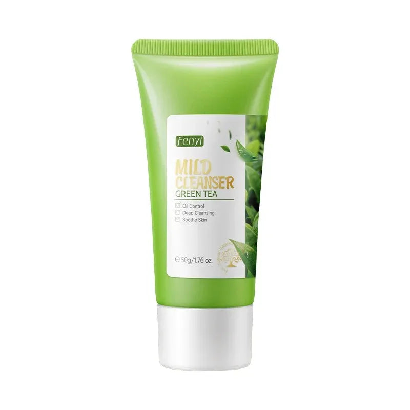 REAROYA Vitamin C Foam Face Wash – Brightening Deep Cleanser Facial Cleanser Qst Green Tea