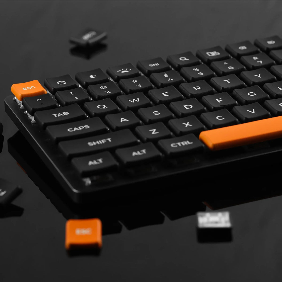 CHOSFOX Low Profile PBT Keycaps | Kailh Choc 1350 Switch Mechanical Keyboard Keycaps Qme