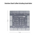 Bincoo Coffee Grind Size Reference Card – Stainless Steel Coffee Grind Guide Qst Default Title