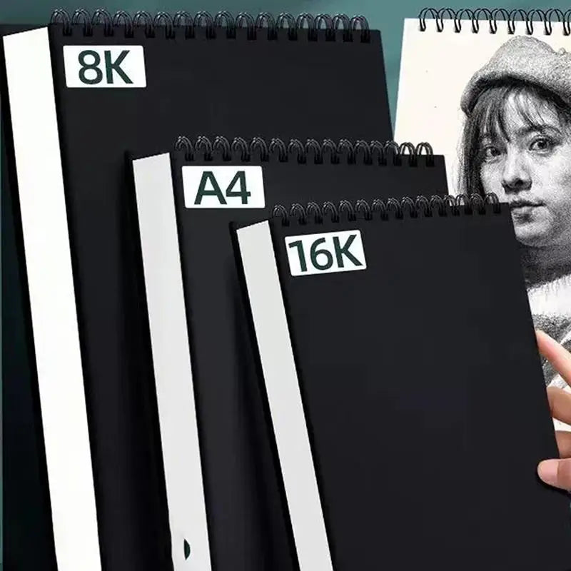 Spiral Sketch Book 30 Sheets Acid-Free | A4 A5 A6 Drawing Pad Spiral Sketchbook Qme