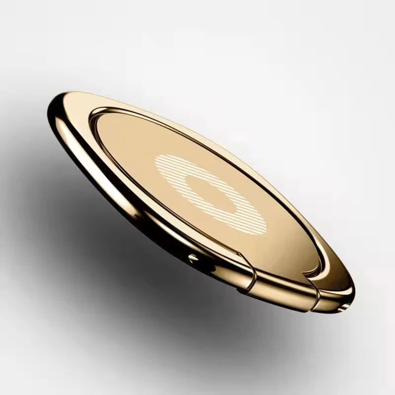 Ultra-Thin 360° Metal Phone Ring Holder & Finger Grip Stand Phone Ring Stand Qst gold