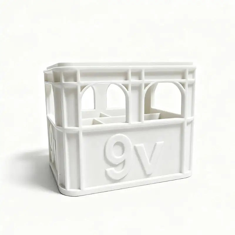 3D Printed Battery Storage Box – AA AAA 18650 Beer Crate Battery Storage Box Qme