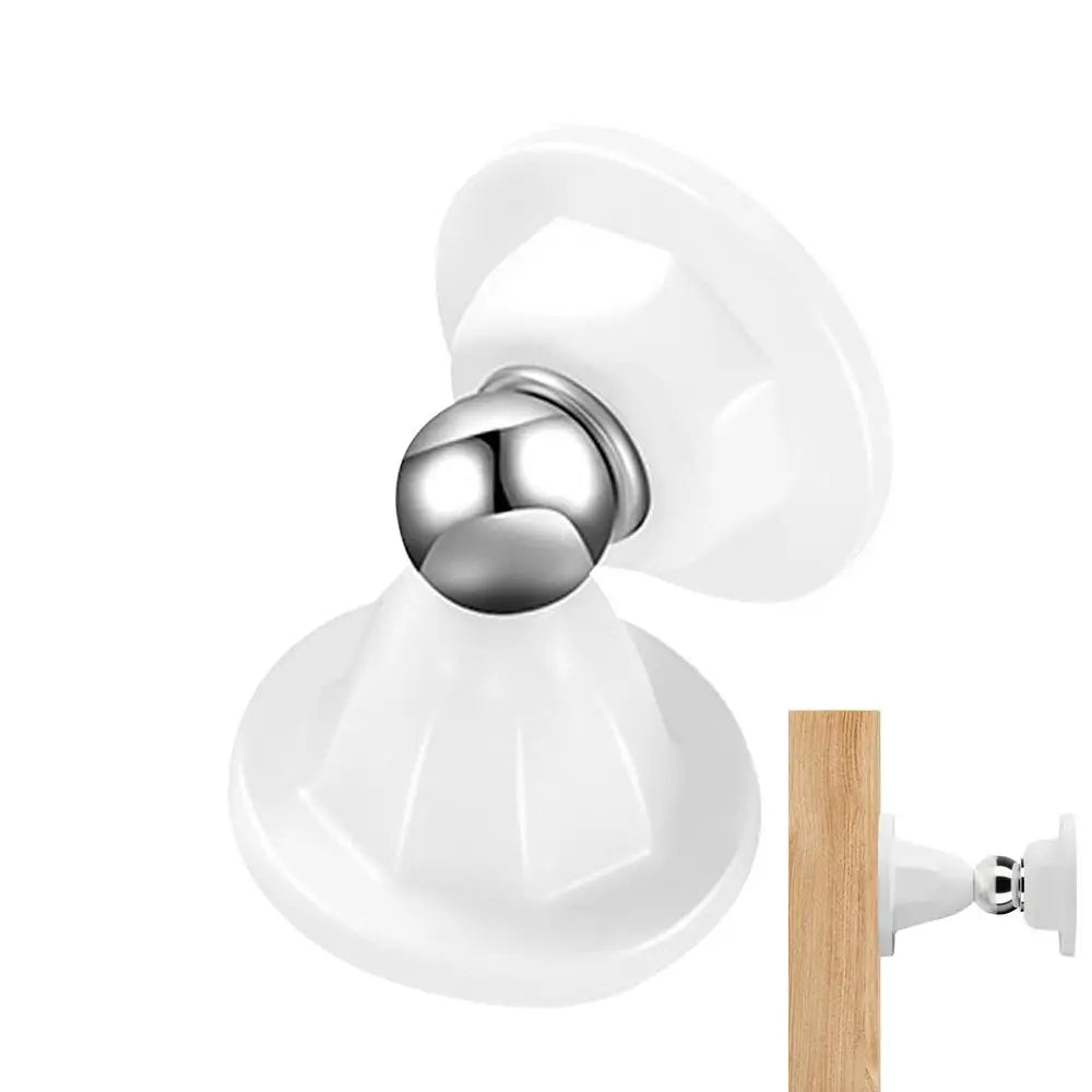 Silicone Magnetic Suction Cup Door Stopper – Wall & Floor Door Stopper Qme White China Mainland
