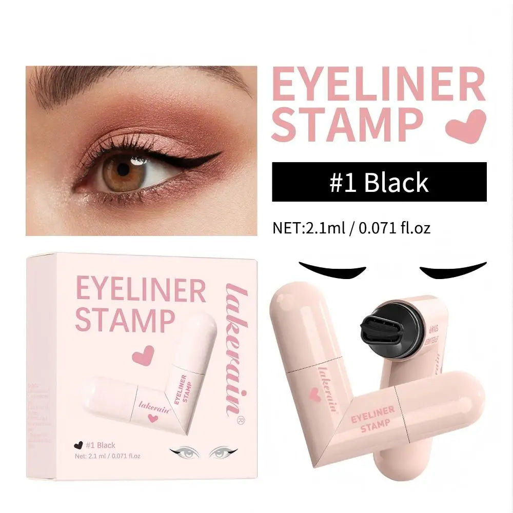 Qme Stamp Eyeliner Pen – Waterproof & Smudge-Proof | 2 Colors Stamp Eyeliner Pen Qme 01 Black 2.1ml