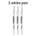 Metallic White Gel Pens 2 Pack – Permanent Art & Drawing Markers Metallic Gel Pens Qme 3 white pen