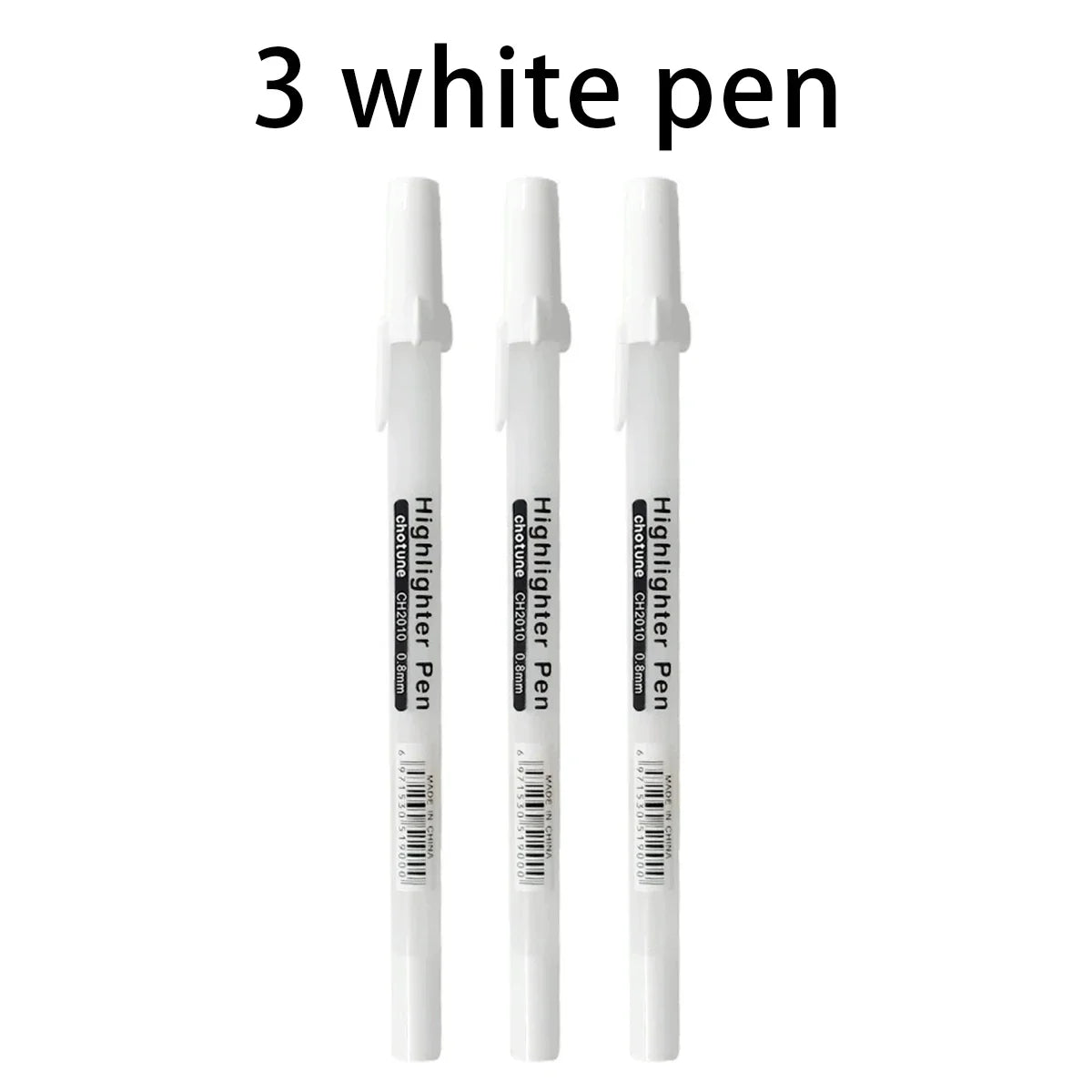 Metallic White Gel Pens 2 Pack – Permanent Art & Drawing Markers Metallic Gel Pens Qme 3 white pen
