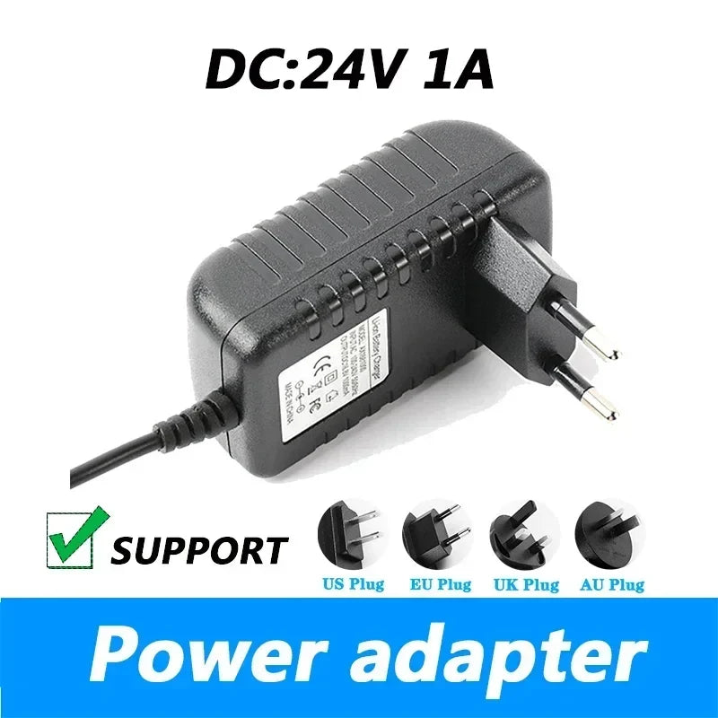 Universal DC Power Cord for Nail Art UV/LED Lamp | DC 5.5×2.1mm Nail Lamp Power Cord Qme US PLUG 24v 2A