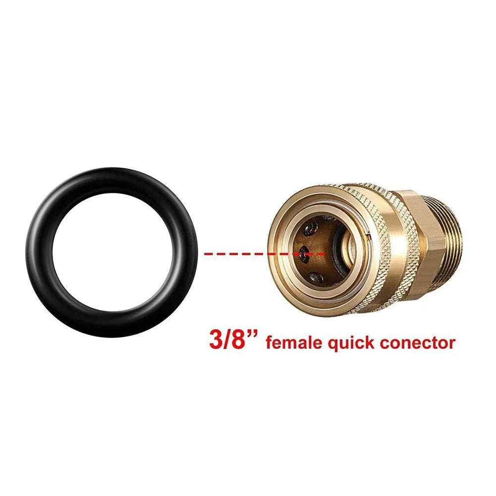 3/8" O-Rings for Pressure Washer Hose Quick Disconnect Hose Fitting O-Rings Qme