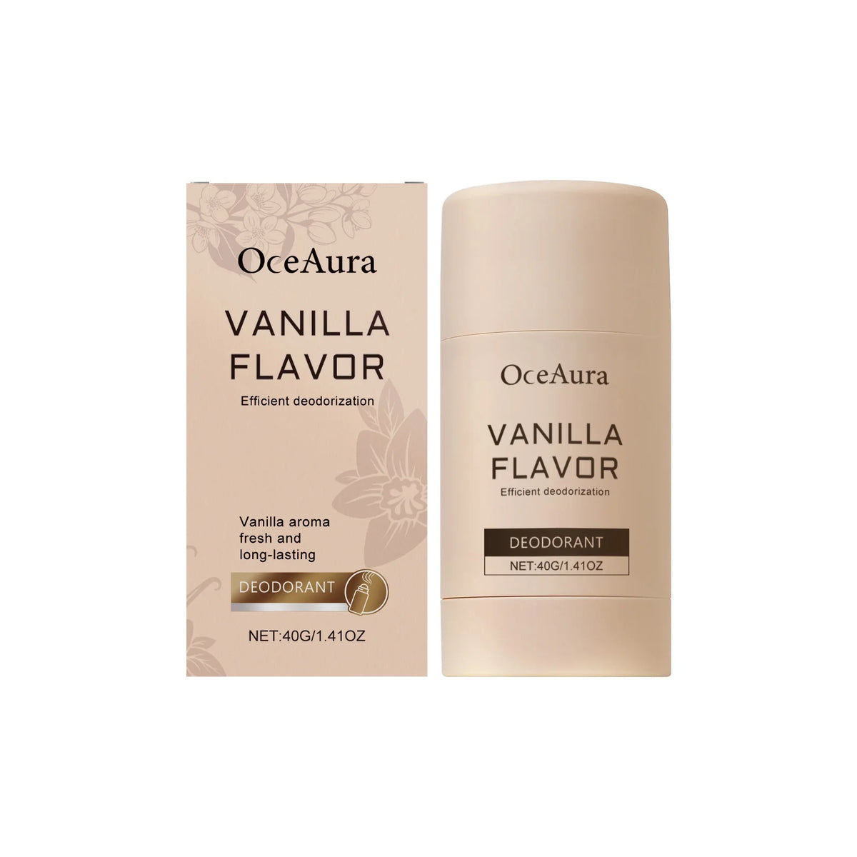 Vanilla Body Deodorant Stick 40g – Long-Lasting Fragrance Balm Body Deodorant Stick Qst 40g