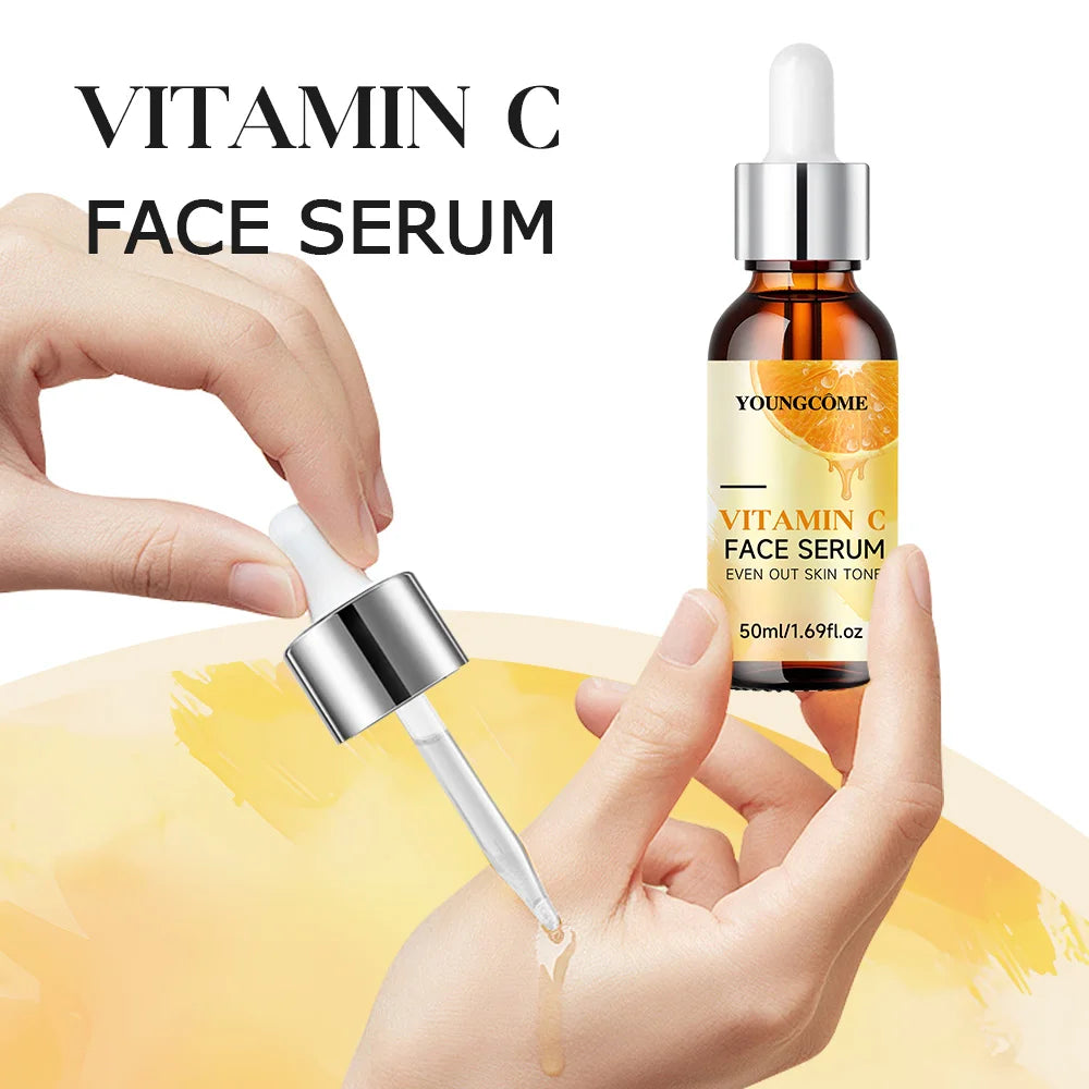 YOUNGCOME Vitamin C Face Serum – Brighten & Hydrate Skin Face Serum Qst