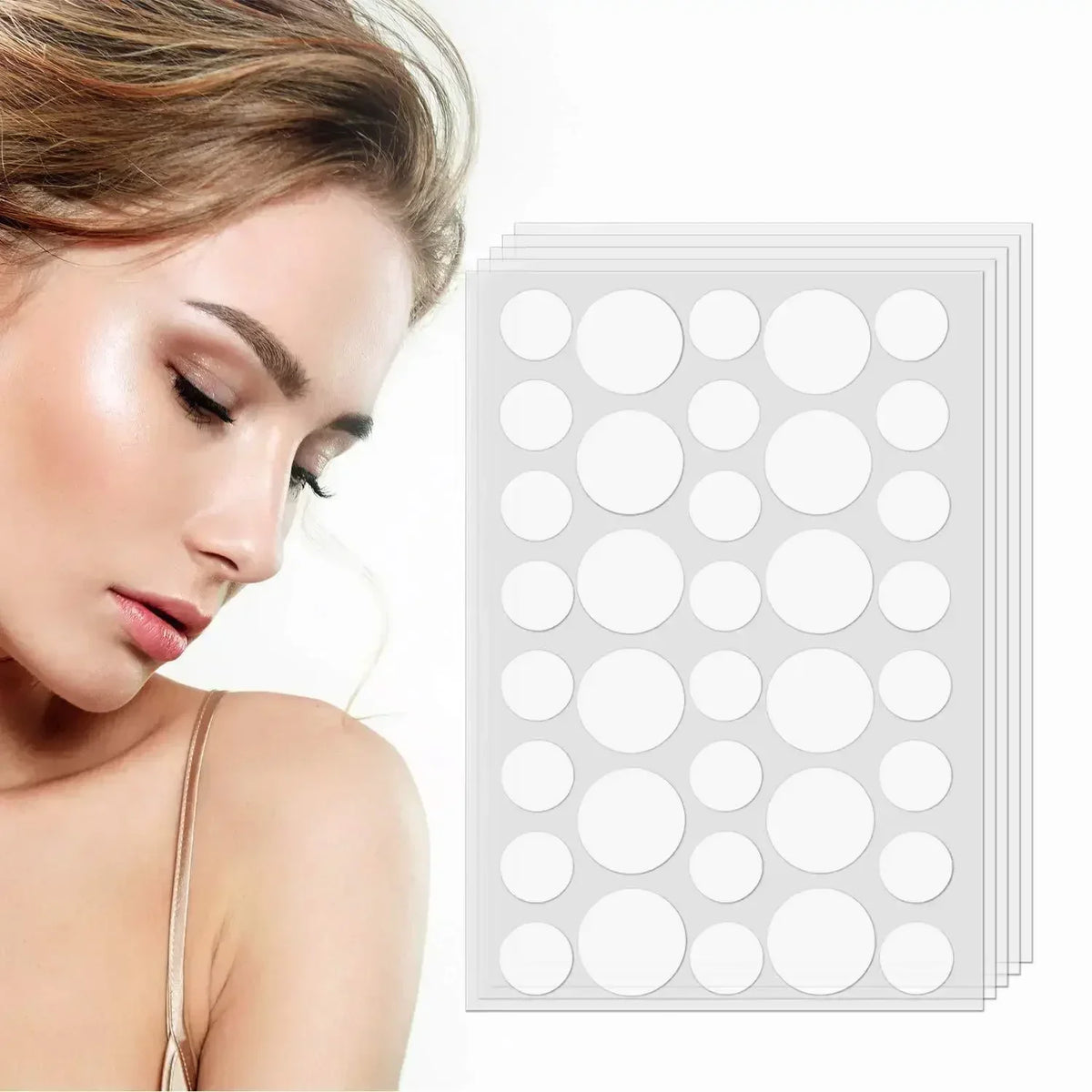 72pcs Invisible Hydrocolloid Acne Patches – Waterproof Spot Stickers Acne Patch Qst