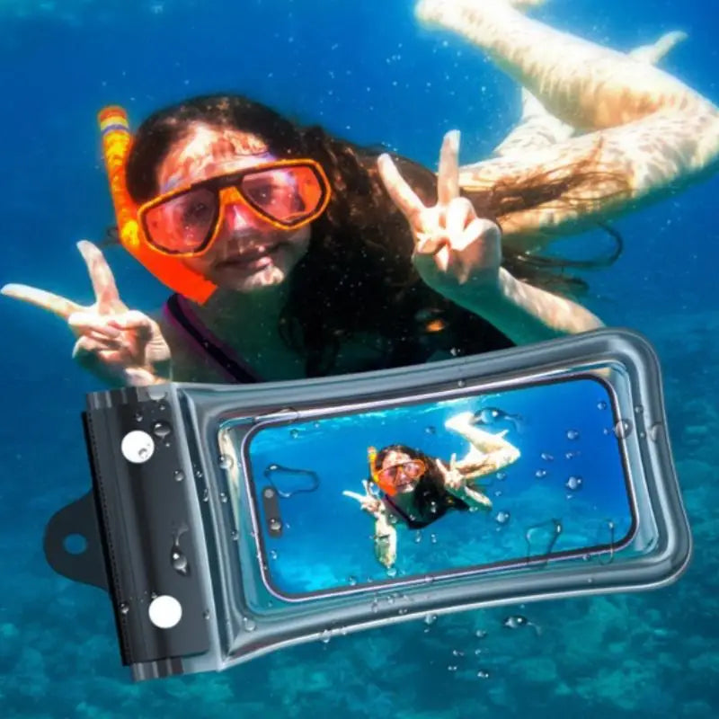 Waterproof Phone Pouch Bag – Swimming Armband & Lanyard Waterproof Phone Pouch Qme