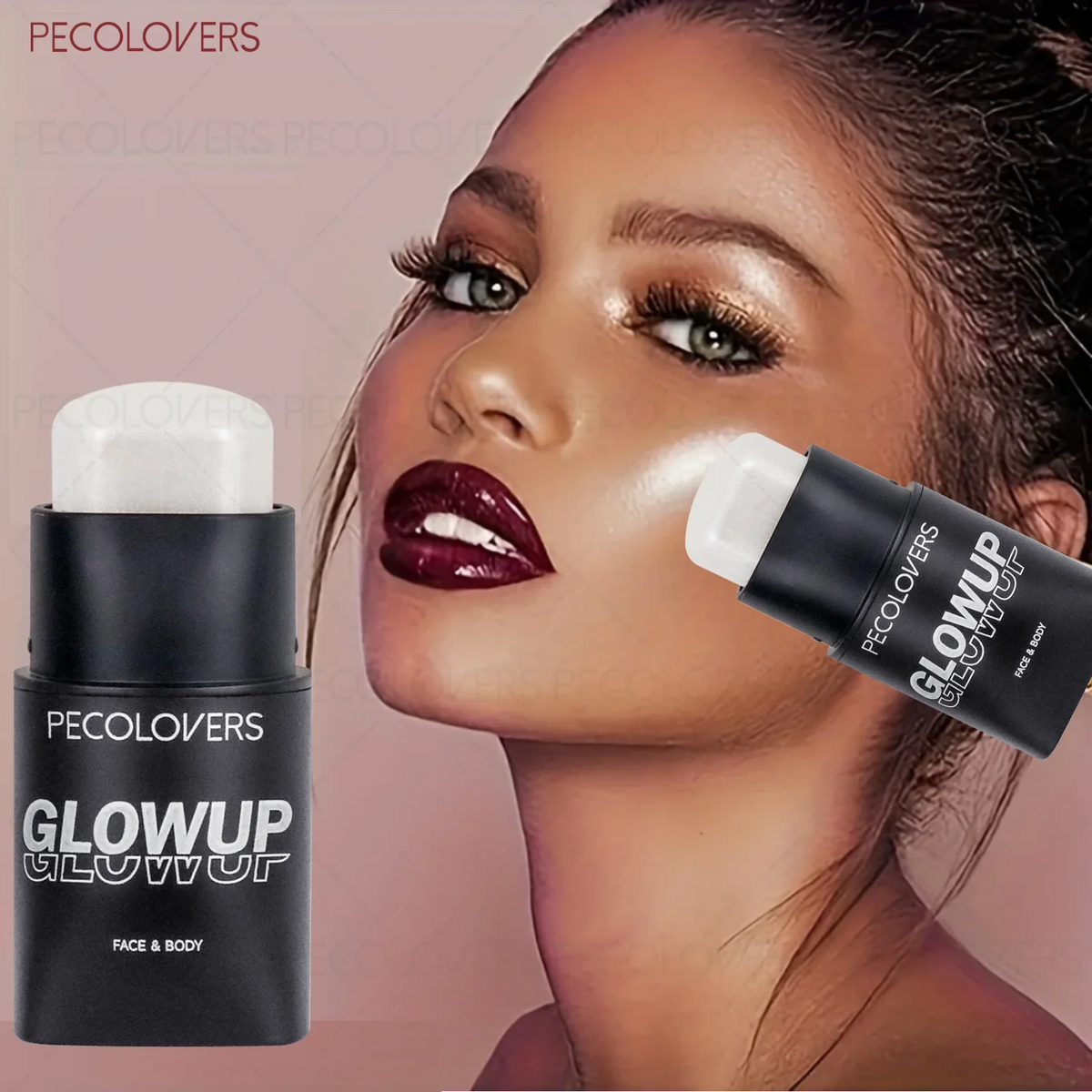 Waterproof Face Highlight Stick | Long-Lasting Natural Finish Face Highlight Stick Qme