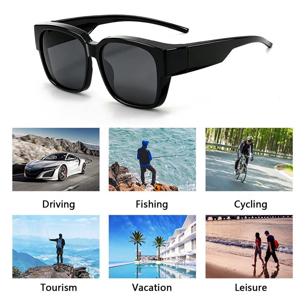 VOPHA Polarized Cover-Over Sunglasses for Prescription Glasses Polarized Sunglasses Qst
