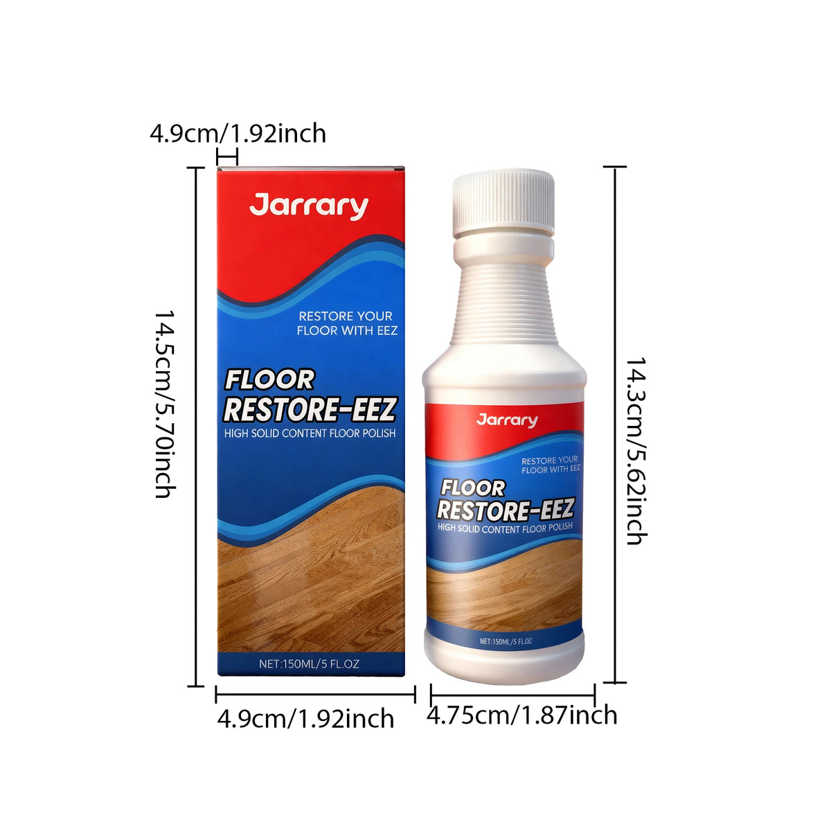 150ml Floor Cleaner – Stain Removal & Gloss Restoring Liquid Floor Cleaner Qst