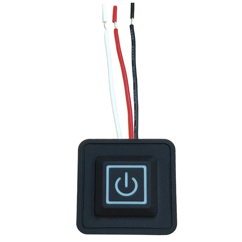 Waterproof 3-Gear Heating Switch 5V-15V Silicone Button | Qme Heating Control Switch Qme