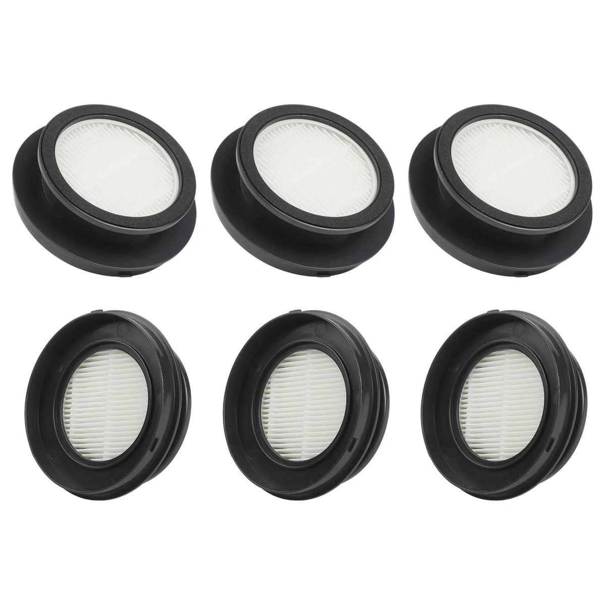Reusable HEPA Filters for Laresar V7 Handheld Vacuum | 2-4 Pack Vacuum Filter Pack Qme 6 PACK