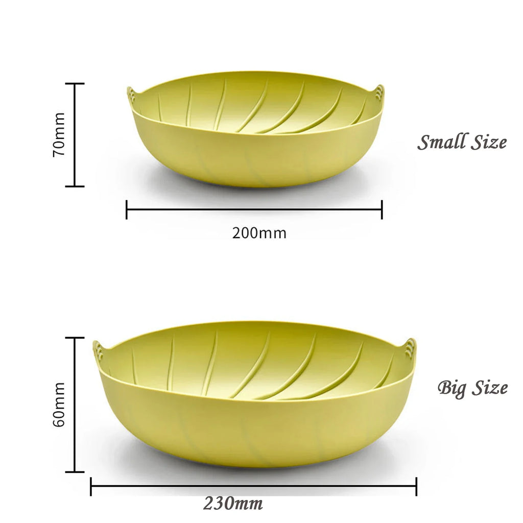 Silicone Air Fryer Basket Non-Stick Baking Pan Inner Pot Silicone Baking Pan Qme